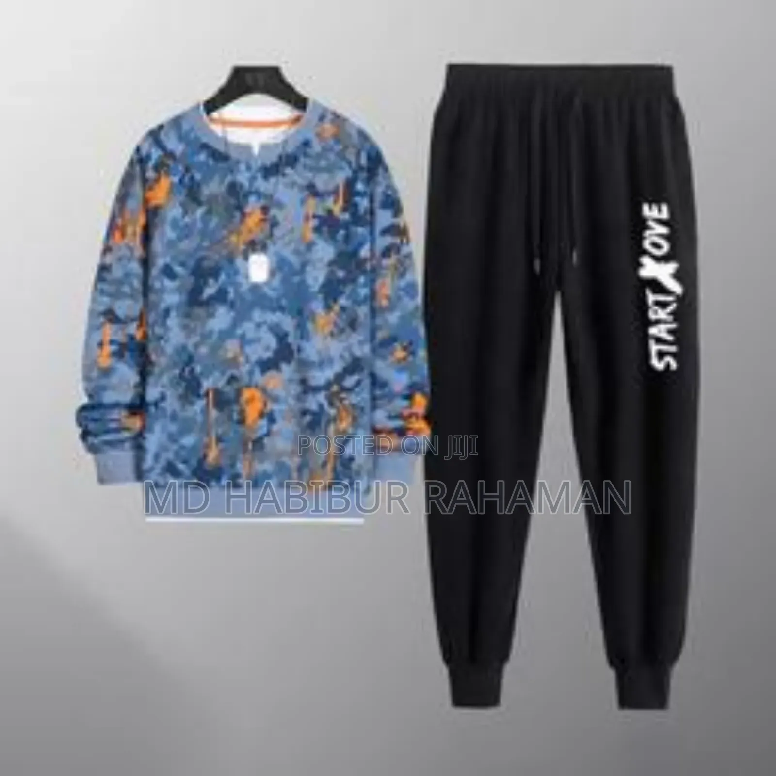 Sublimation Printed T-Shirt and Trouser Combo