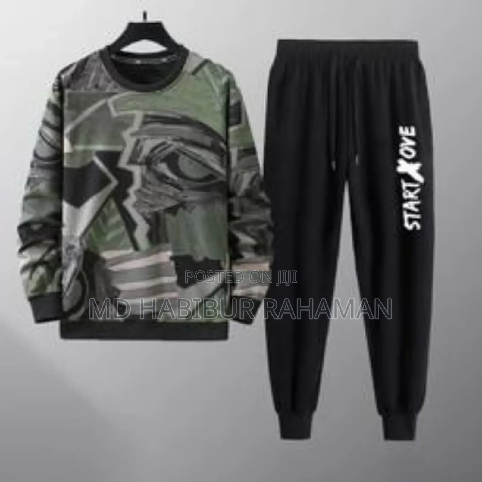 Sublimation Printed T-Shirt and Trouser Combo