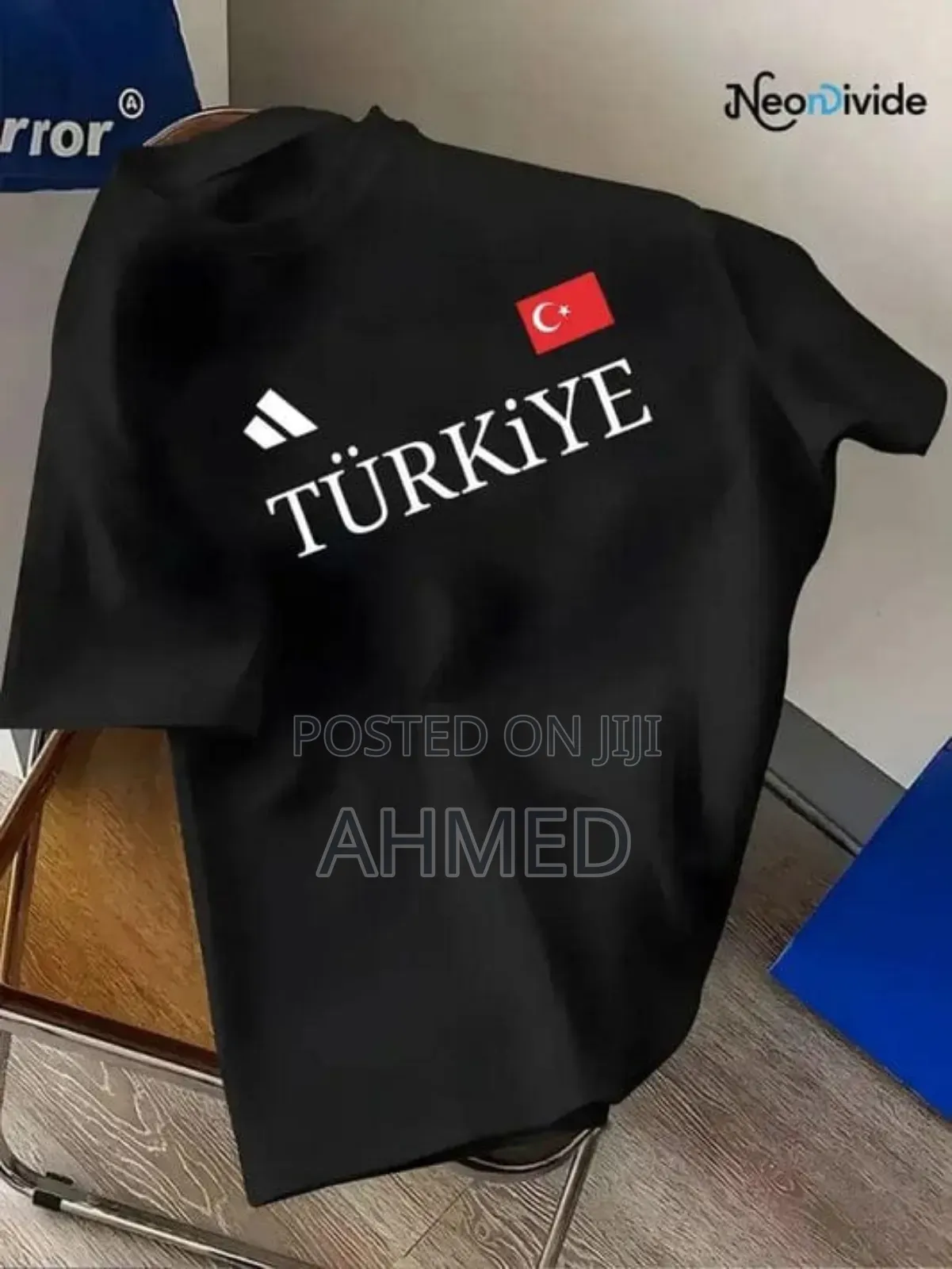 Drop Shoulder Tshirt With DTF Print