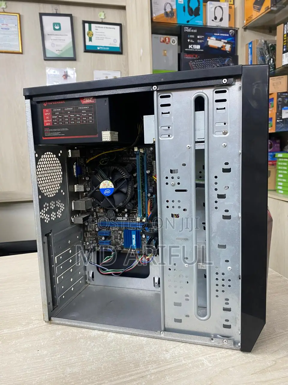 Desktop Pc Intel Core I3 ( 3rd Gen)_ram 4gb_ssd 120gb_asus-H*61