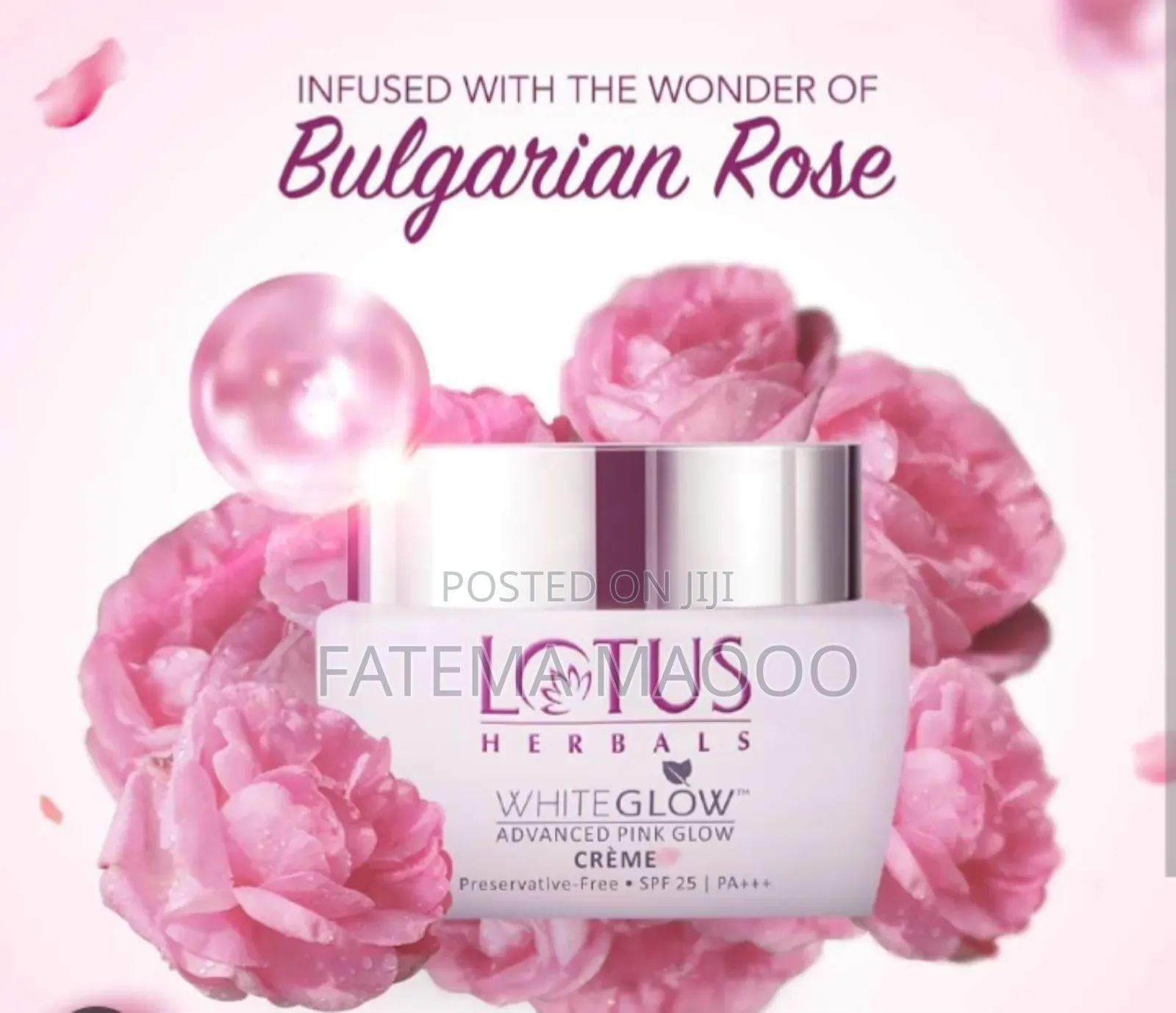 Lotus Herbal Whiteglow Advance Pink Glow Cream