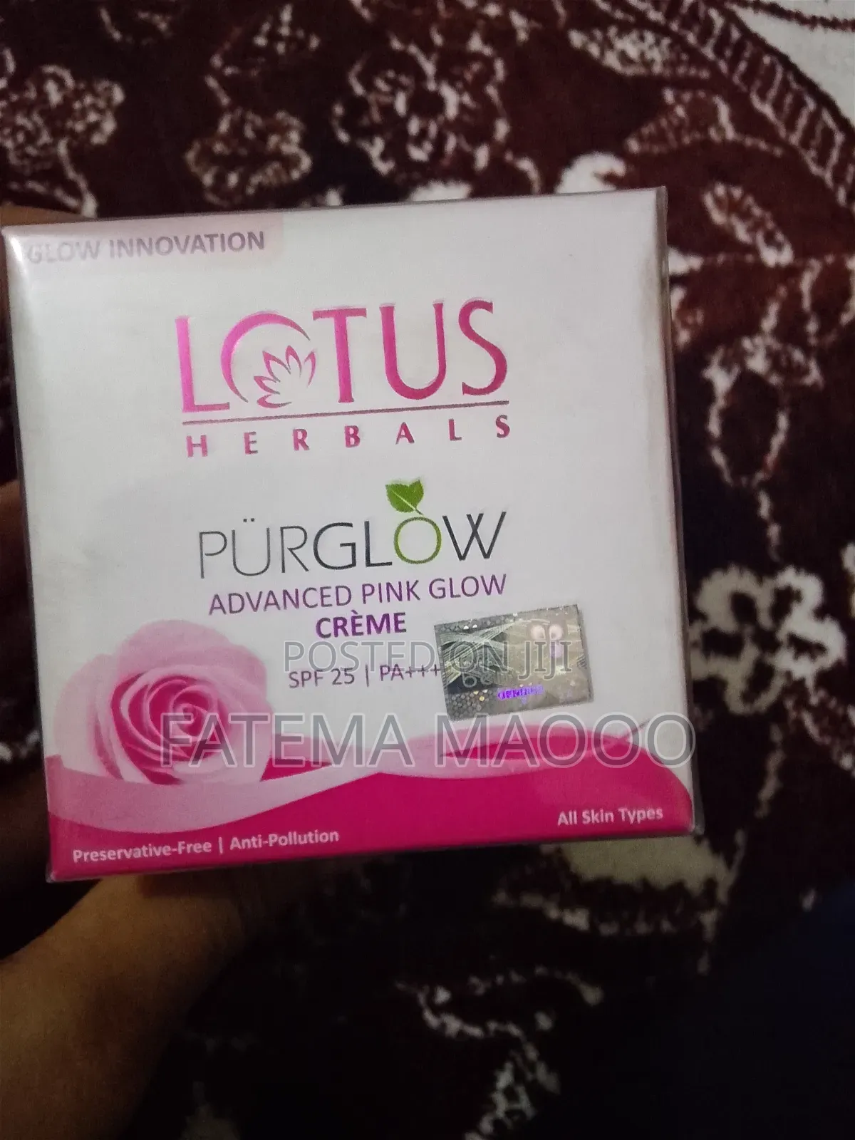 Lotus Herbal Whiteglow Advance Pink Glow Cream