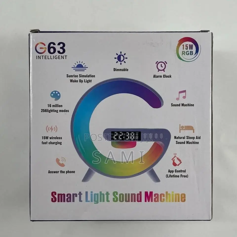 G63 Smart Light Sound Machine With Alarm Clock