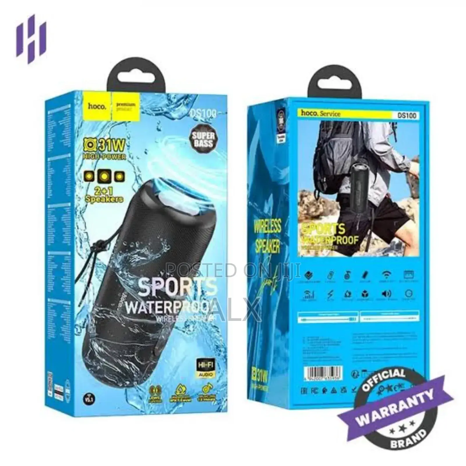 Hoco Ds100 Super Bass Waterproof Bluetooth Speaker