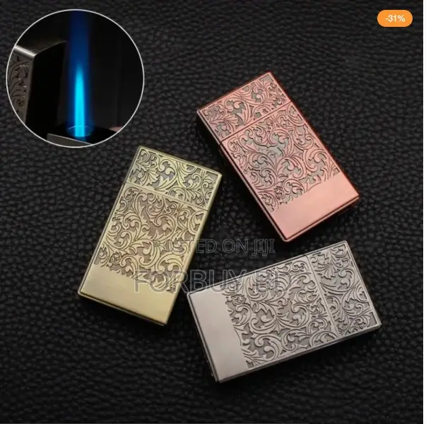 Creative Tang Grass Carving Craft Metal Lighter