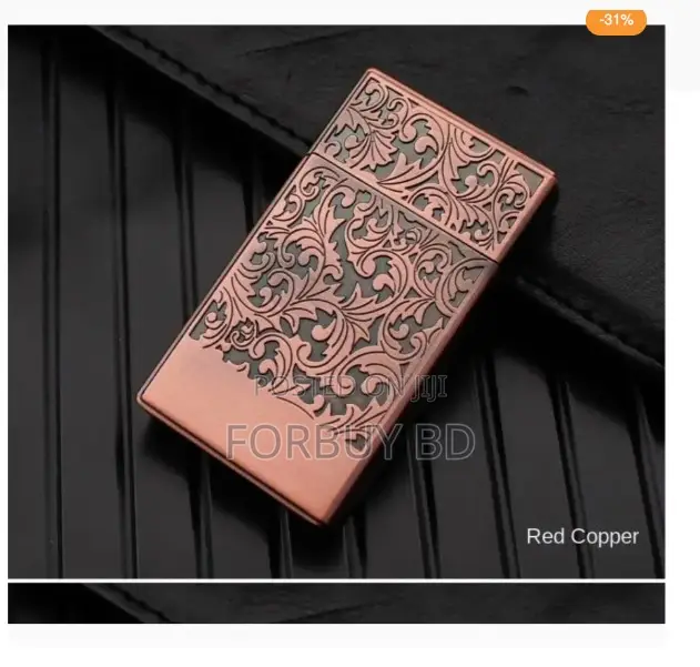 Creative Tang Grass Carving Craft Metal Lighter