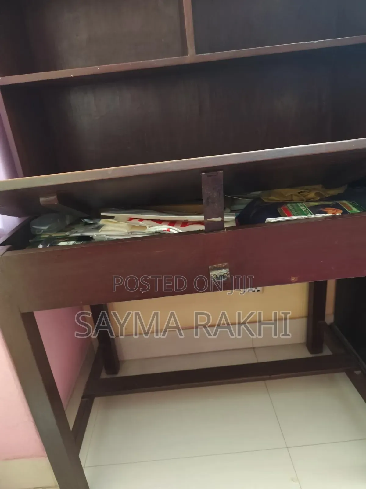 Shegun Wood Study Table