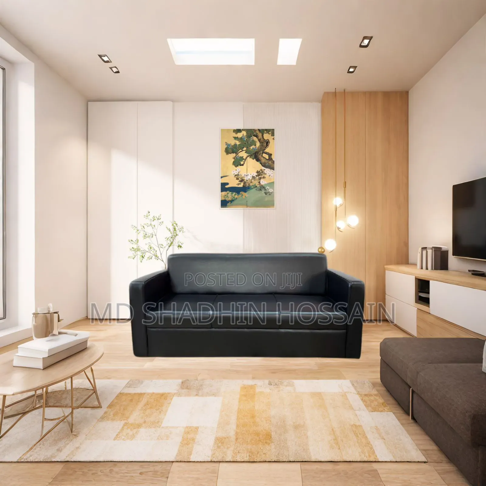 Living Room Premium Quality Artificial Leather W