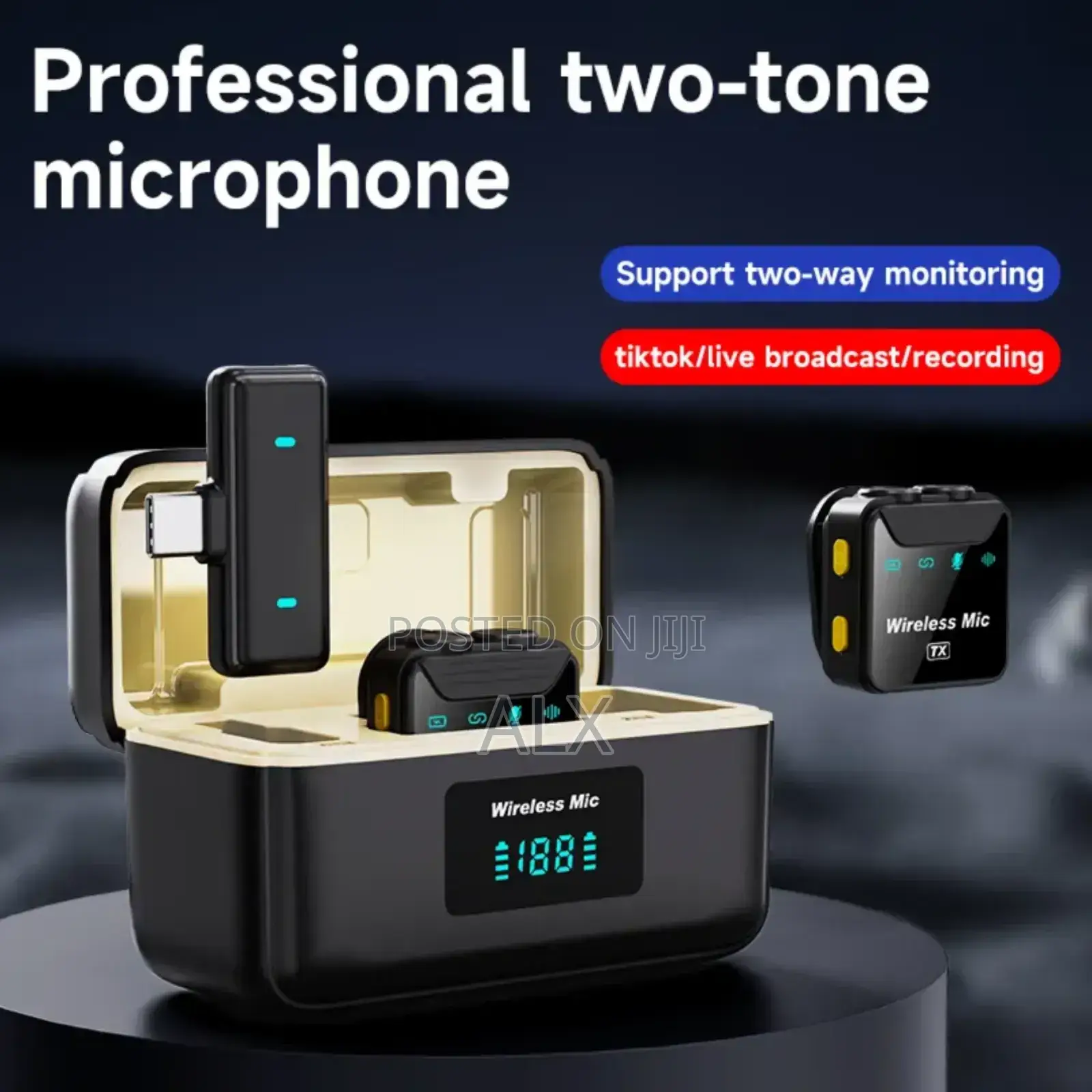 Sx23 Noise Canceling Mini Wireless Lavalier Microphone