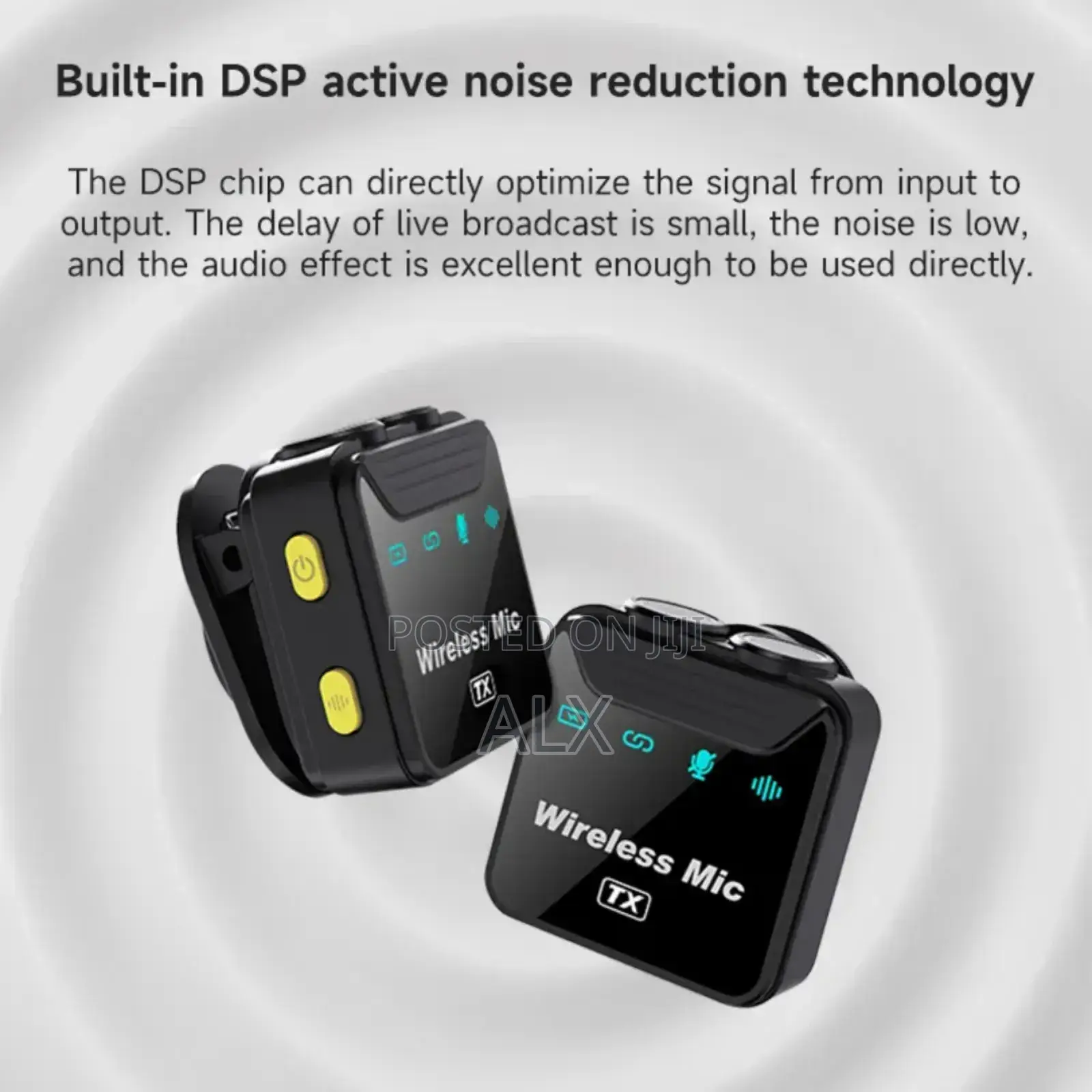 Sx23 Noise Canceling Mini Wireless Lavalier Microphone