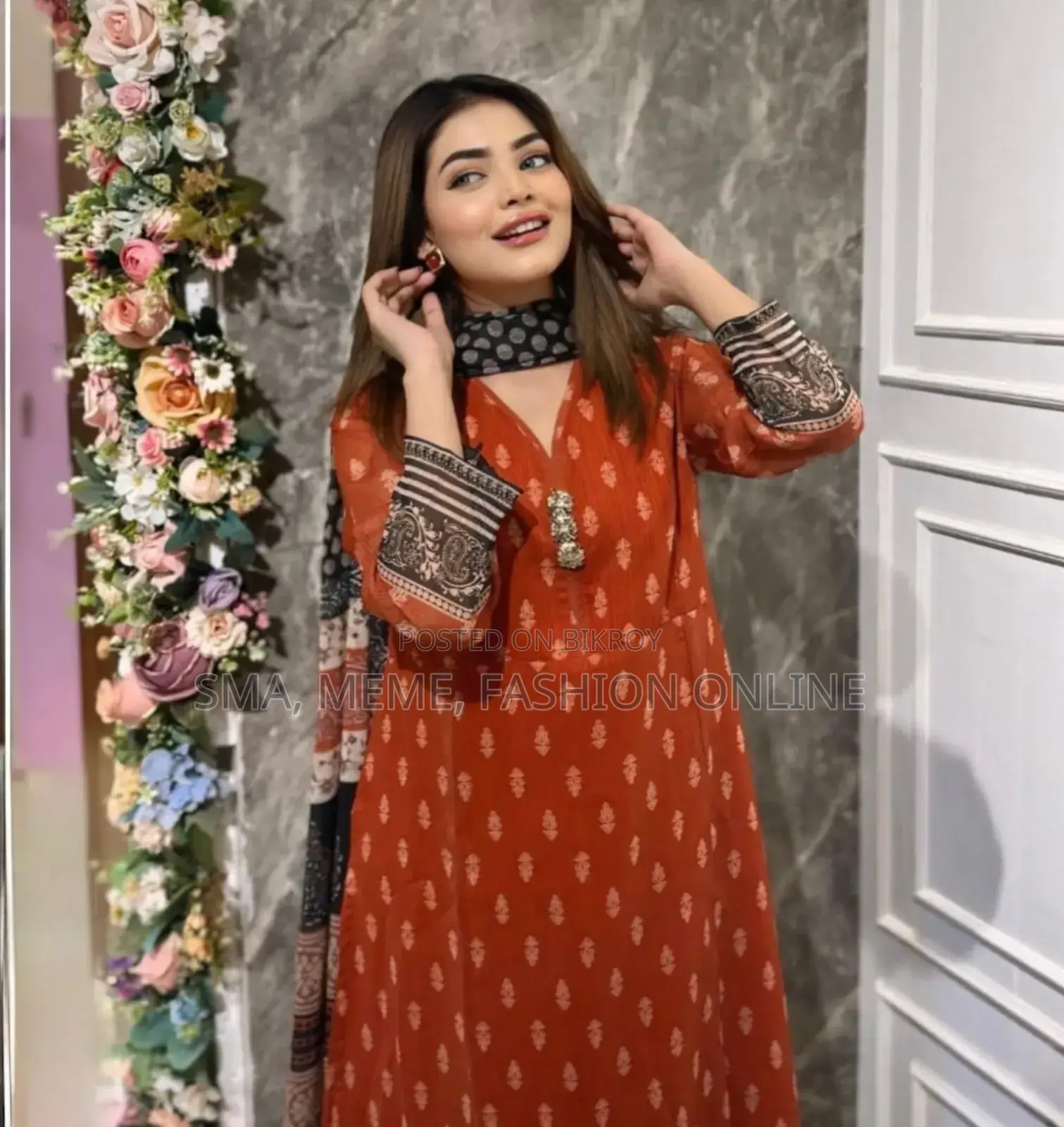 জর্জেট থ্রি পিস