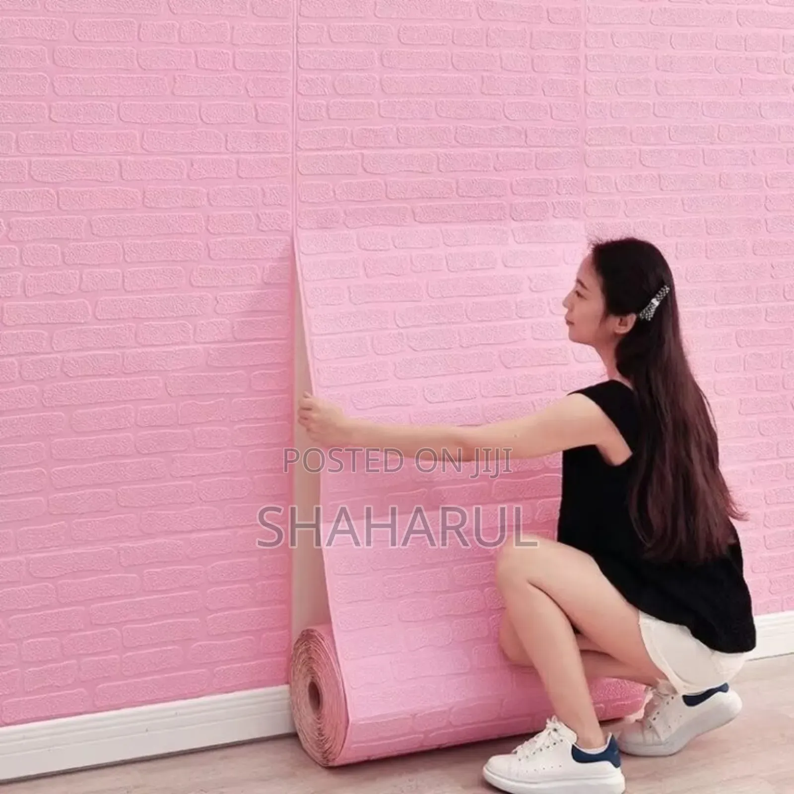 Self-Adhesive 3d Brick Pattern Foam Wall Sticker