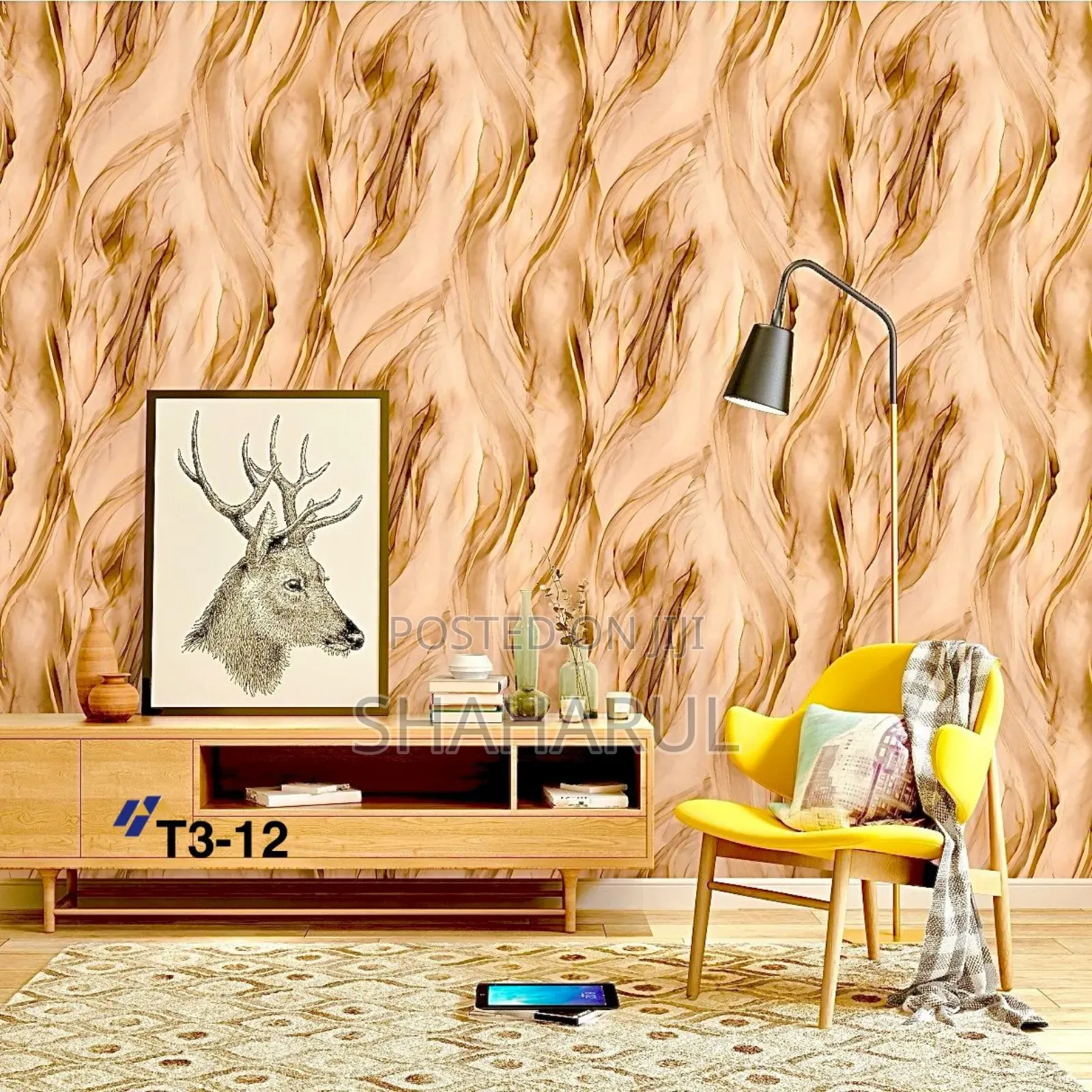 ঘর সাজান PVC স্টিকার Wallpaper দিয়ে