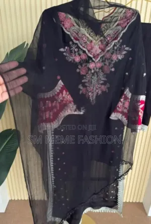 Georgette Embroidery Three Piece