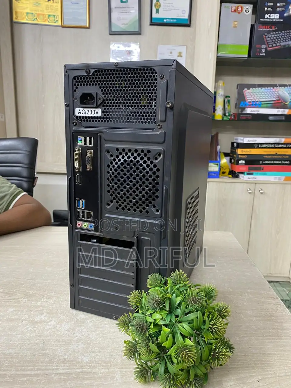 Desktop Pc Intel Core I3 ( 8th Gen_ram 8gb_ssd M.2 256gb_graphic 4gb