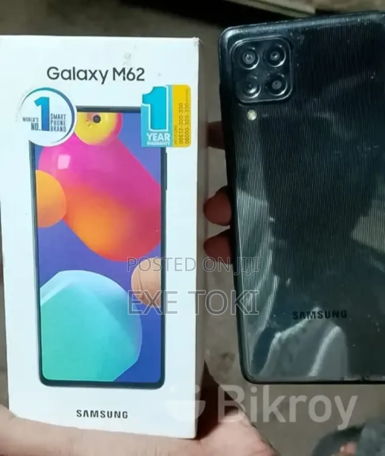 Samsung Galaxy M62 256 GB Black