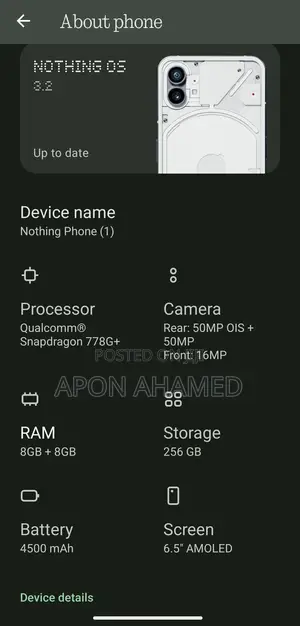 Nothing Phone 1 256 GB White