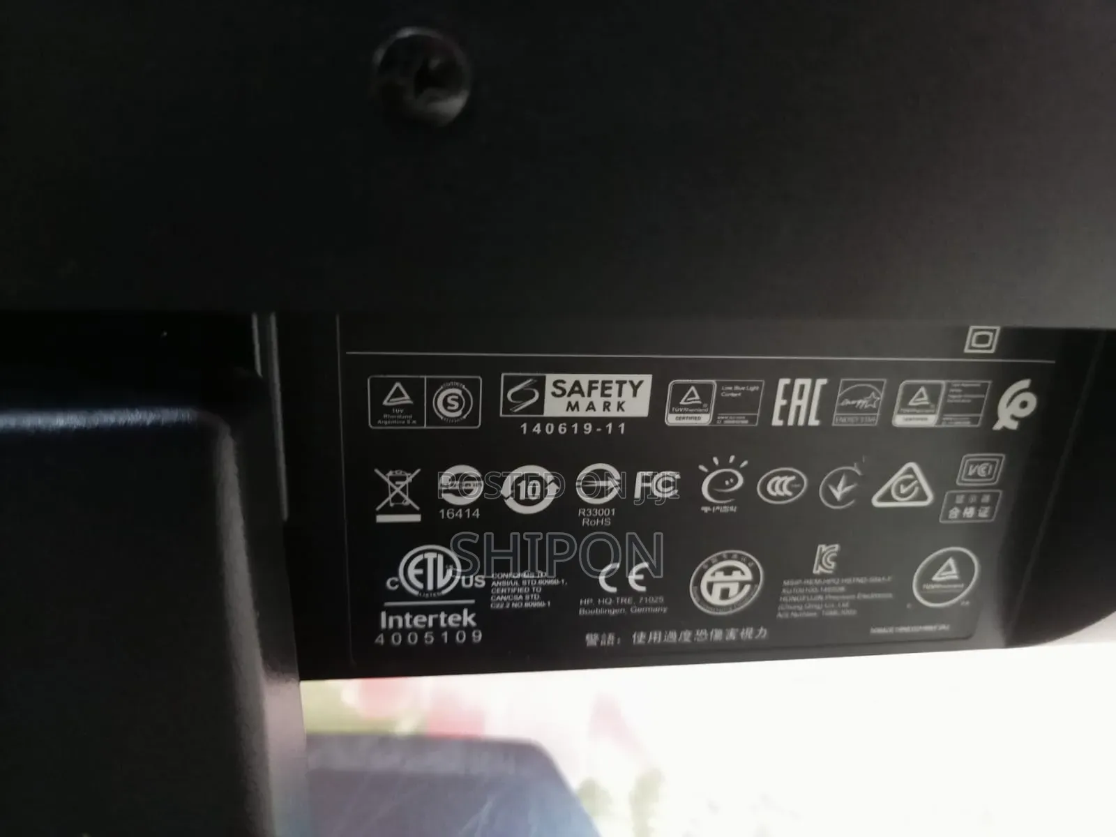 Hp V194 Monitor 18.5 Inch