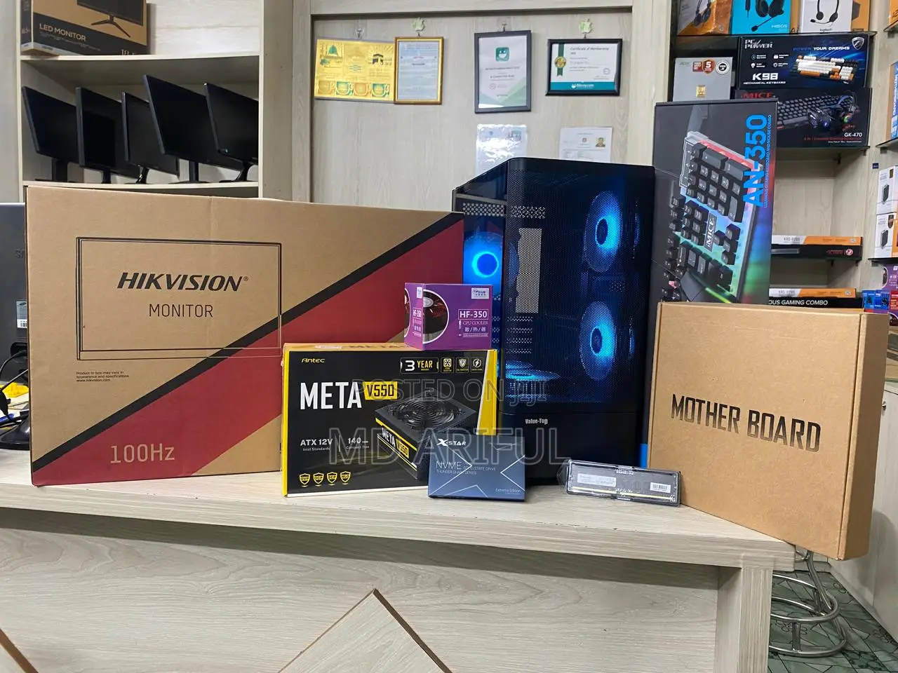 New Desktop Computer 8GB Intel Core I5 SSD 256GB