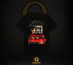 Photo - Ronaldo Edition Premium Black T-Shirt | Free Gift | Limited Stock”