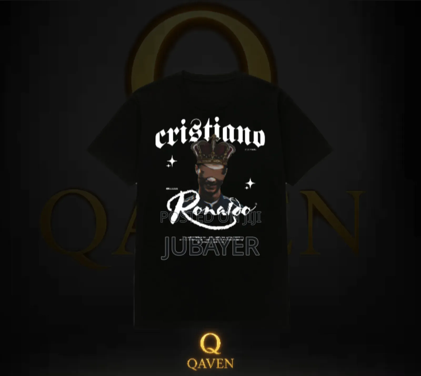 Ronaldo Edition Premium Black T-Shirt | Free Gift | Limited Stock”