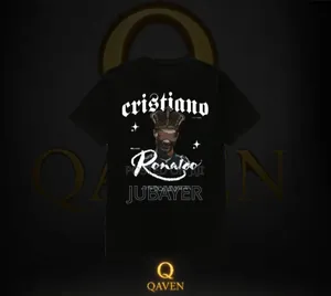 Ronaldo Edition Premium Black T-Shirt | Free Gift | Limited Stock”