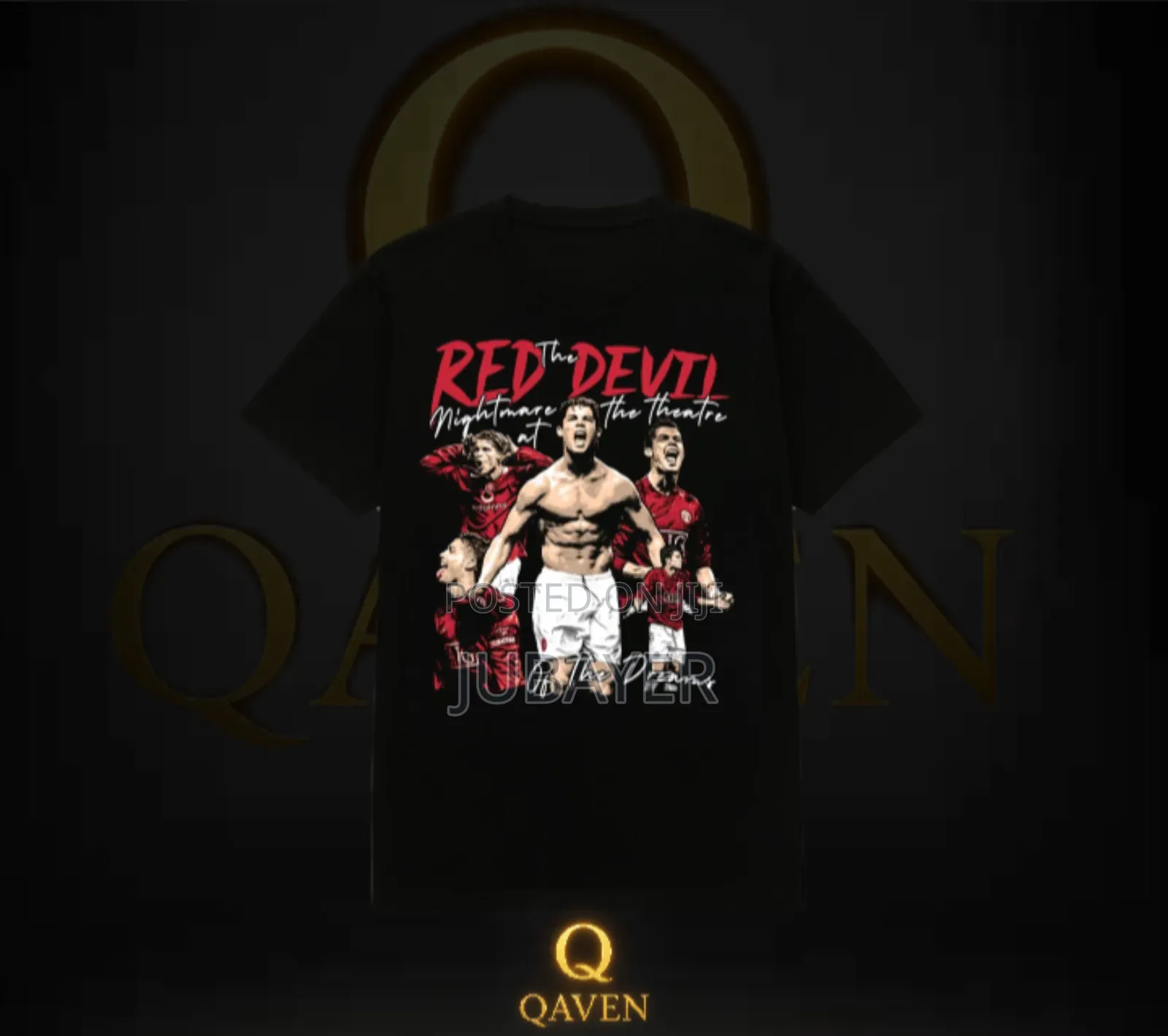 Ronaldo Edition Premium Black T-Shirt | Free Gift | Limited Stock”