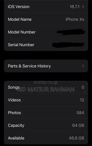 Photo - Apple iPhone XS 64 GB Black