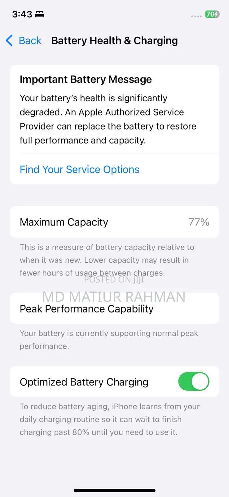 Apple iPhone XS 64 GB Black