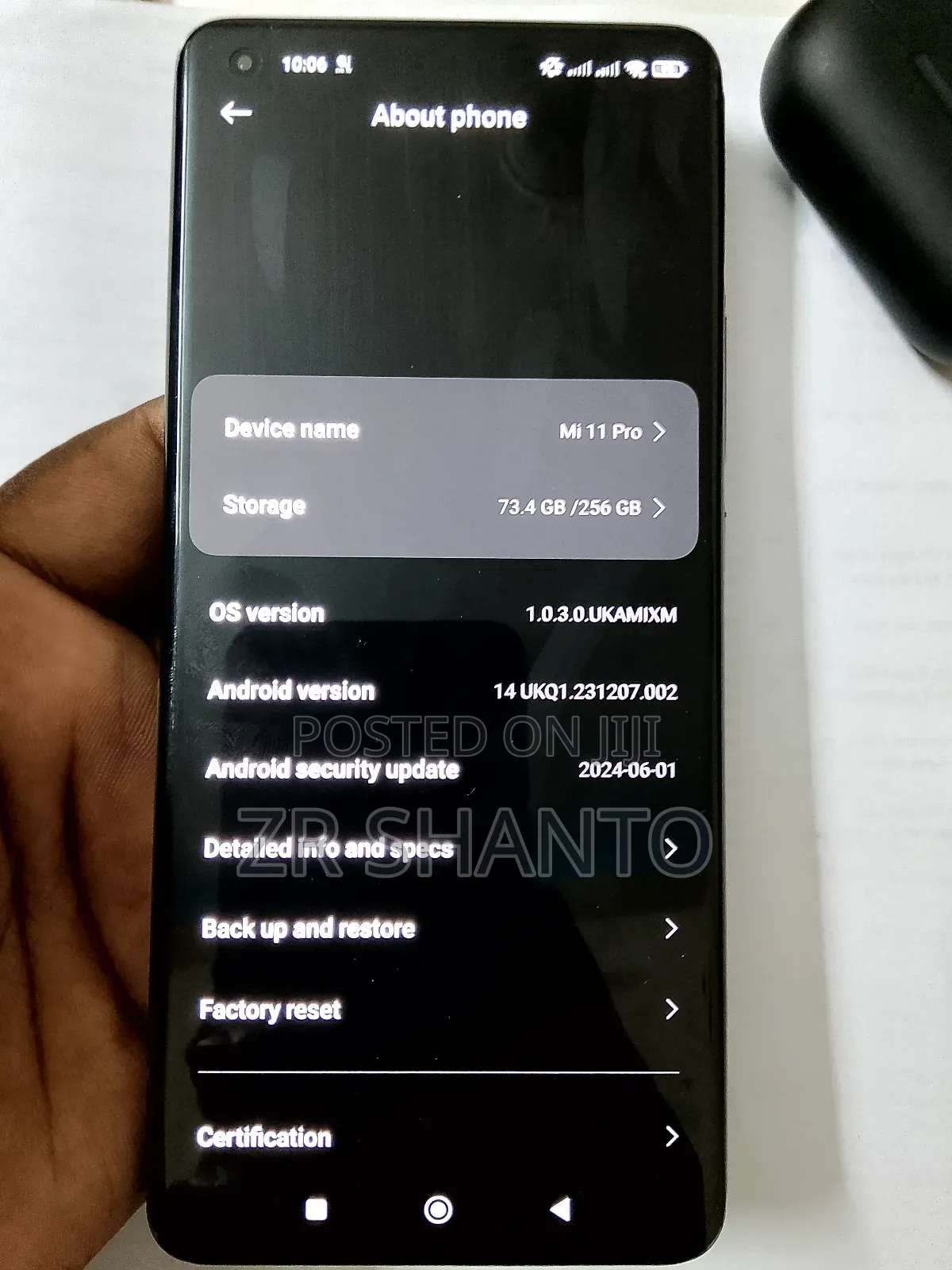 New Xiaomi Mi 11 Pro 256 GB Black