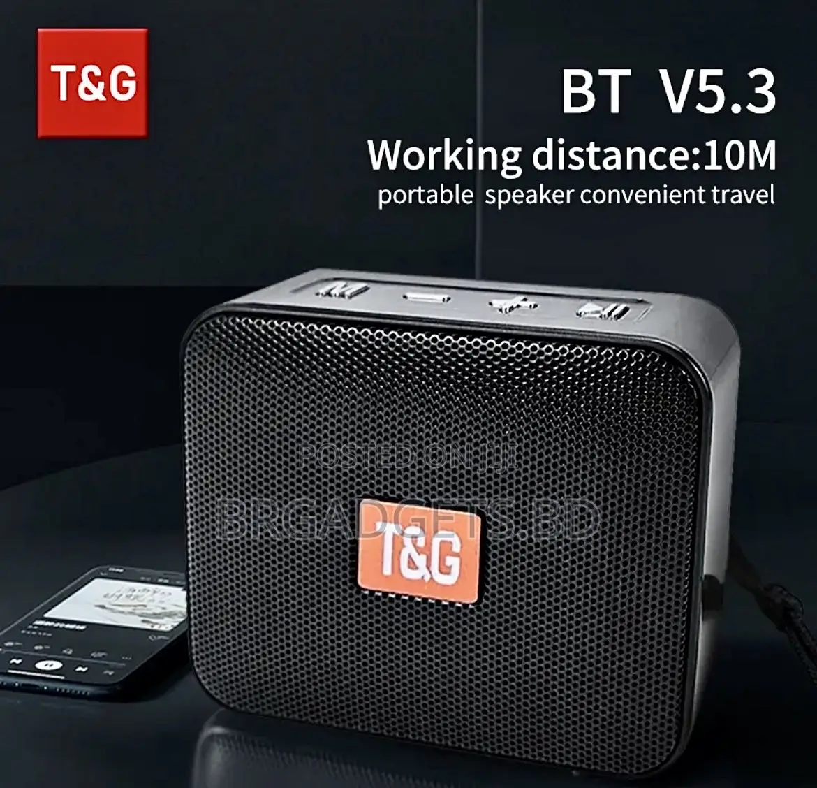 T G Portable Speaker, Bluetooth , Calling , Tws , Aux ,Long Battery