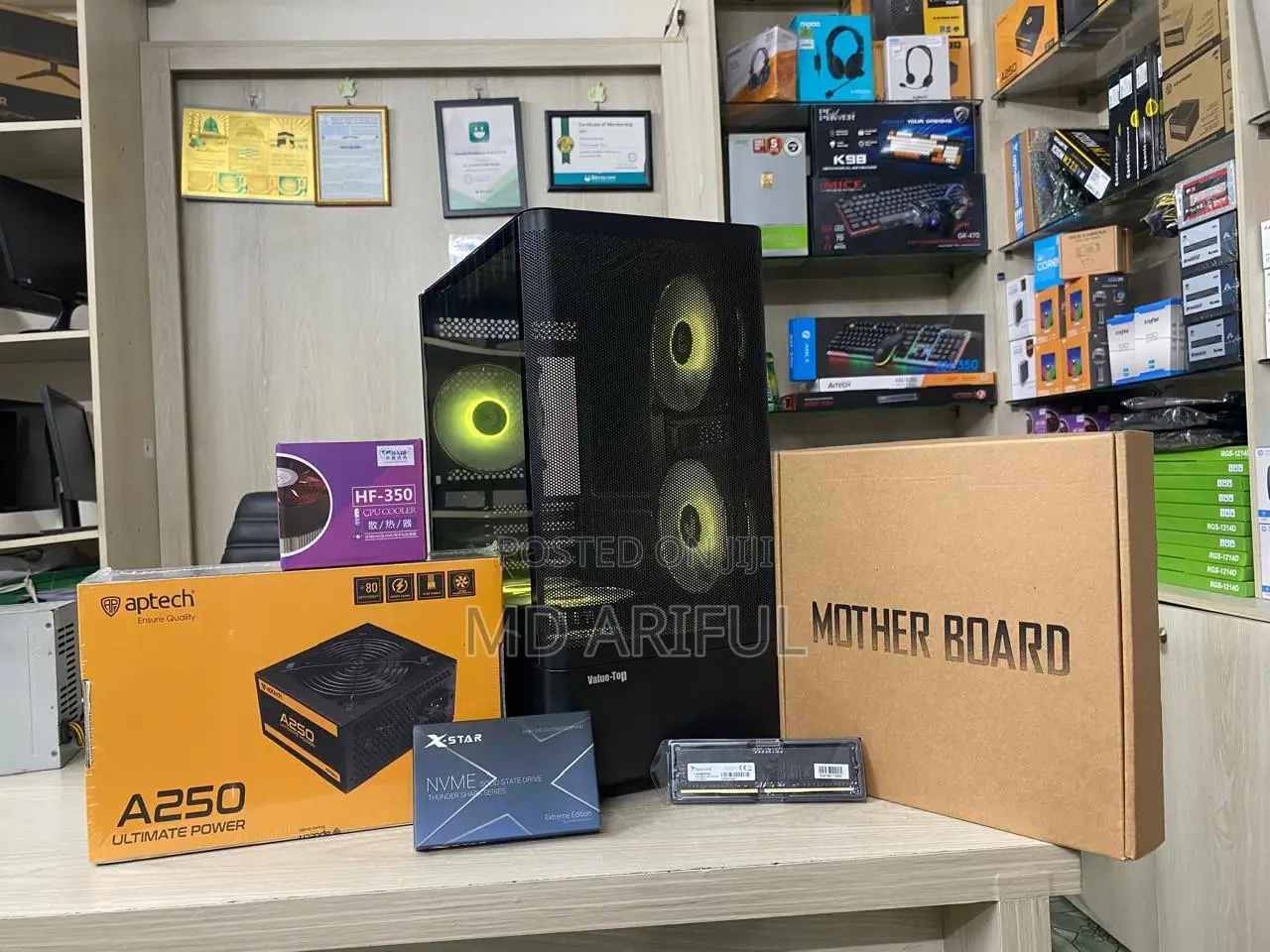 New Desktop Pc Intel Core I3 ( 7th Gen_nvme SSD 256gb 8gb Ram DDR-4