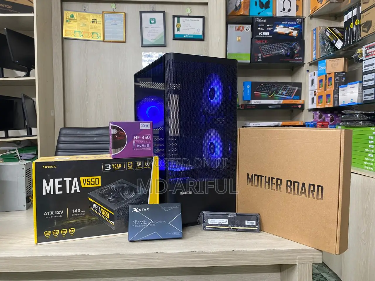 New Desktop Pc Intel Core I5 ( 6th Gen)_nvme SSD 256gb_8gb Ram DDR-4