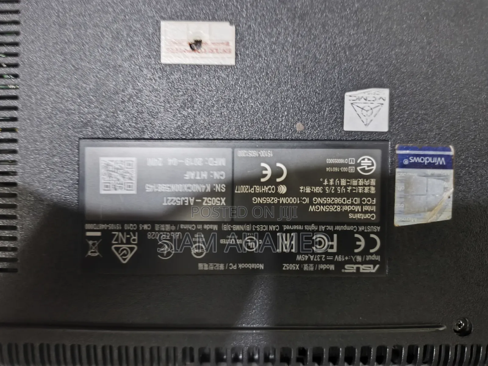 Laptop Asus VivoBook 15 X505BA 8GB AMD Ryzen 5 SSD 128GB