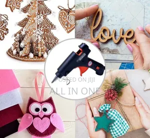 Hot Melt Glue Gun Kit For Quick Repairs With Free 02 Glue Sticks