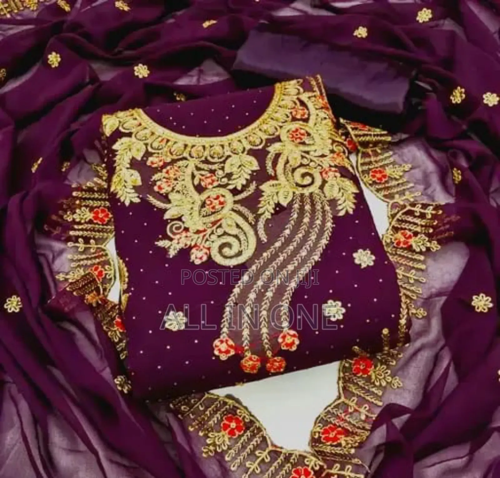 Georgette Embroidery Four Piece New Update