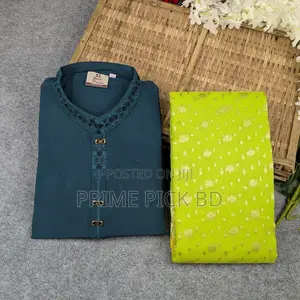 Photo - Premium Couple Set (Panjabi, Jamdani Saree)