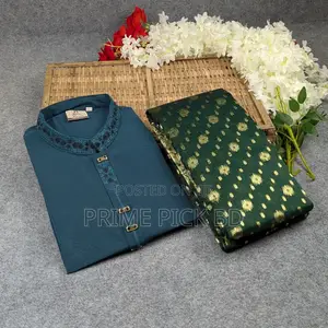 Premium Couple Set (Panjabi, Jamdani Saree)