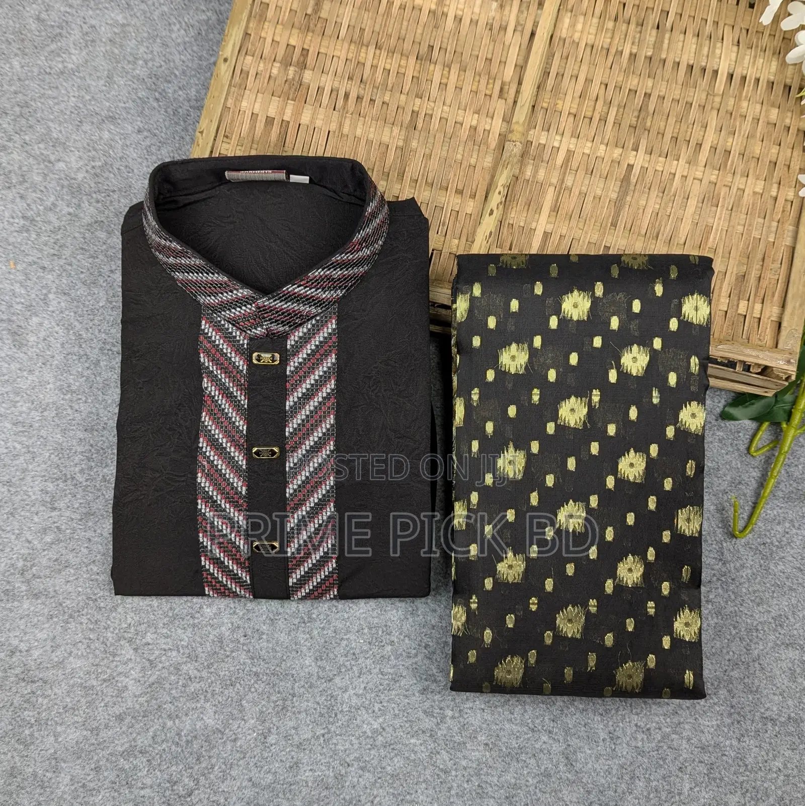 Premium Couple Set (Panjabi, Jamdani Saree)