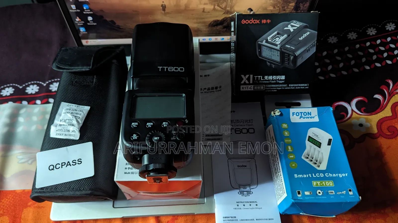 Godox Tt600 Thinkklite Cemera Flash+Godox TTL Wireless Trigger