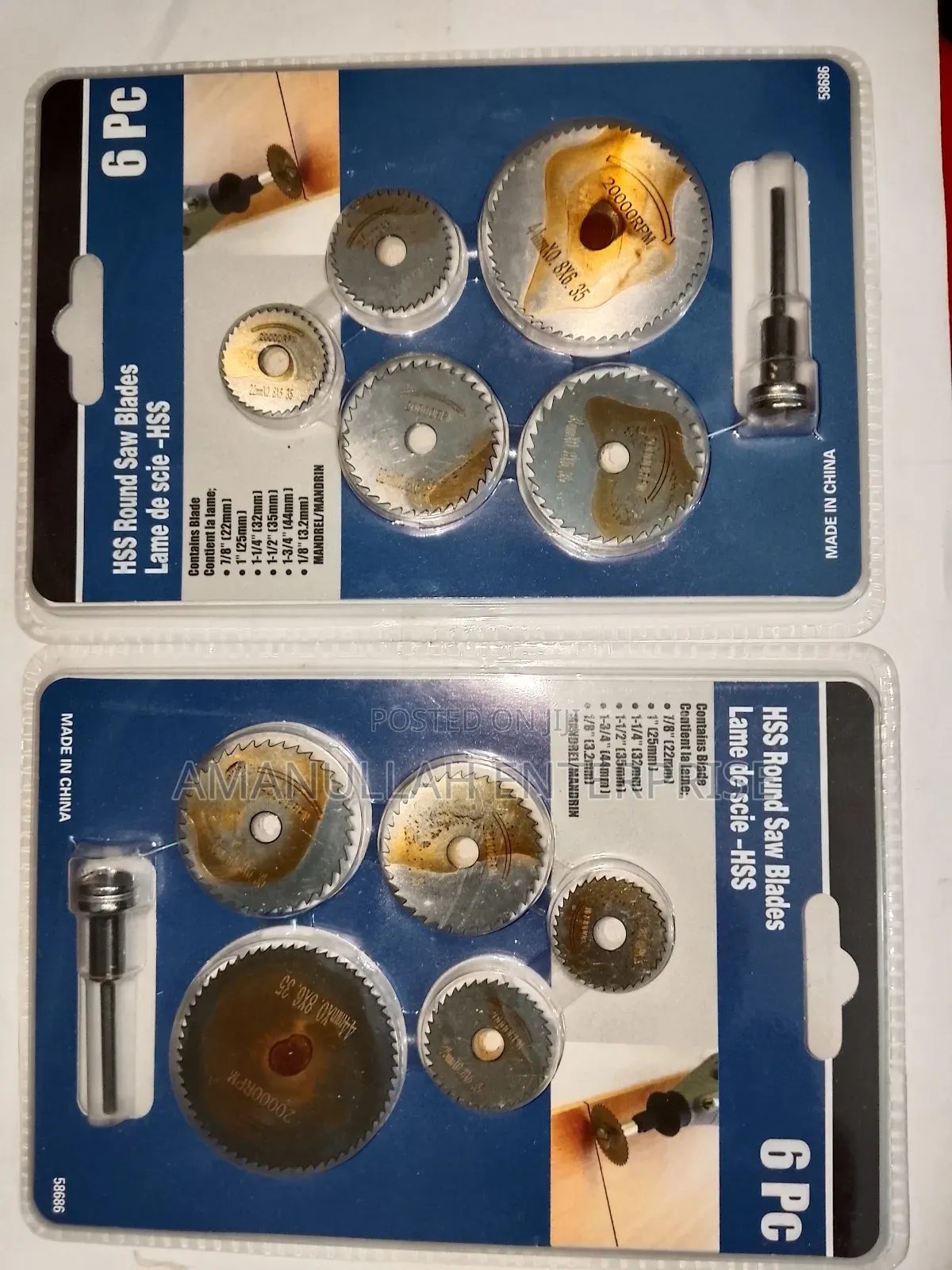 Round Saw Blades, Also Known as Mini Circular Saw Blades.