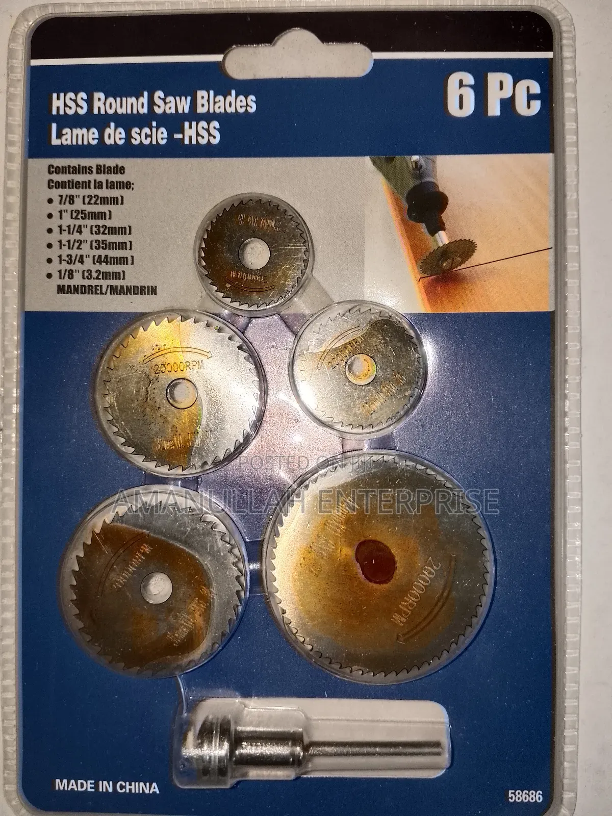 Round Saw Blades, Also Known as Mini Circular Saw Blades.