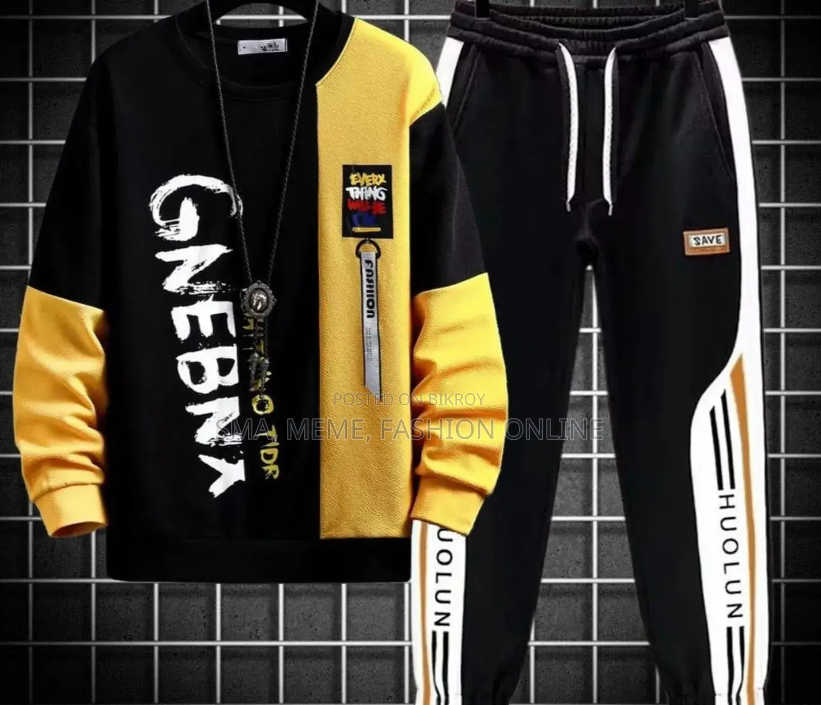 Sublimation Printed T-Shirt and Trouser Combo