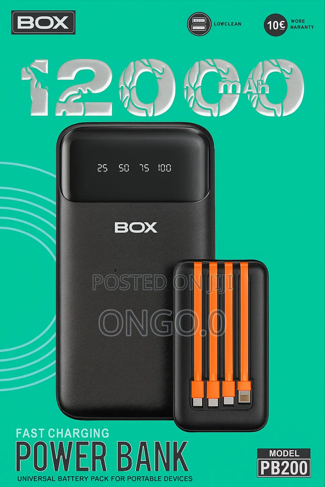 [ Code: 016 ] Box Pb200 Power Bank