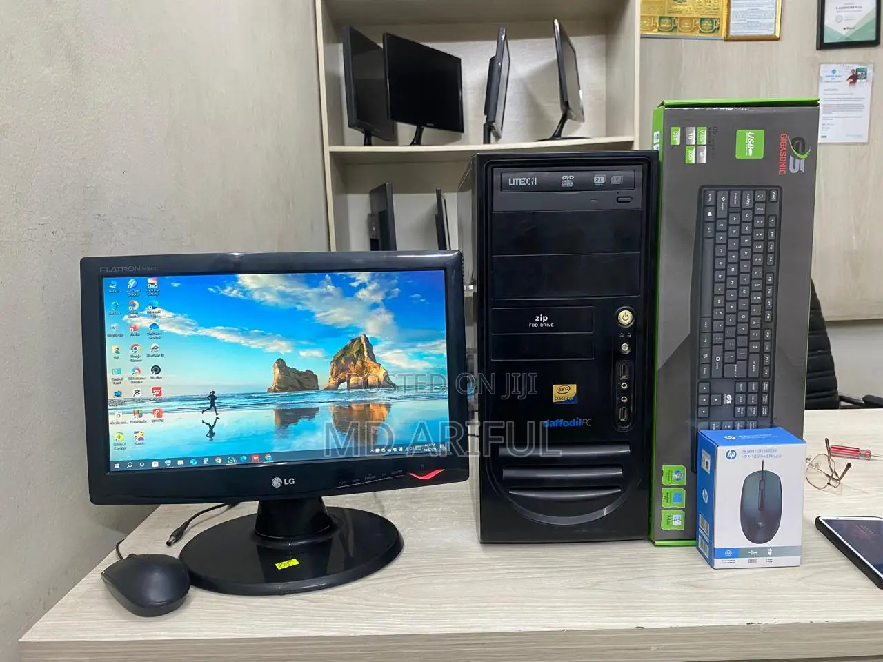 Desktop Computer 4GB Intel Core 2 Duo HDD 500GB