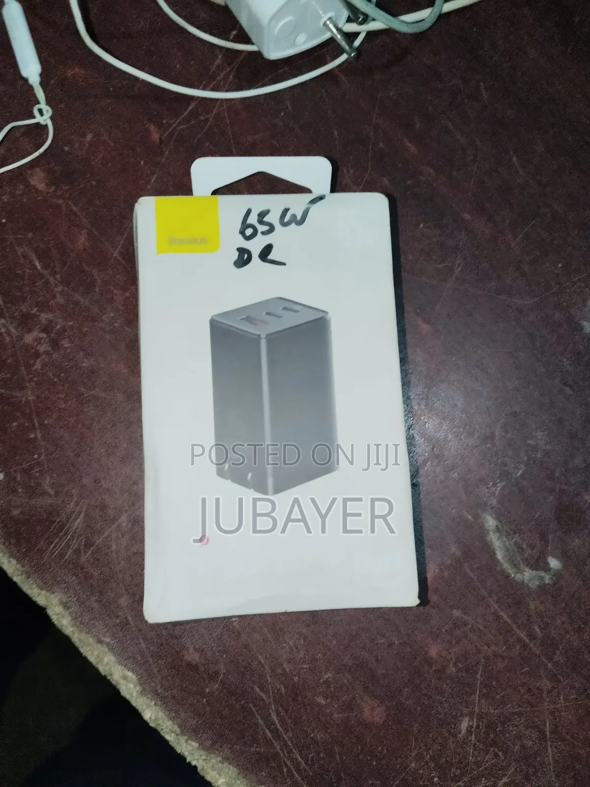 Baseus Gan5 Pro 65w Fast Charger 2x Type-C 1x Usb Port