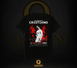 Ronaldo Edition Premium Black T-Shirt | Free Gift | Limited Stock”