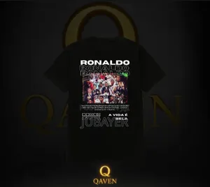 Ronaldo Edition Premium Black T-Shirt | Free Gift | Limited Stock”