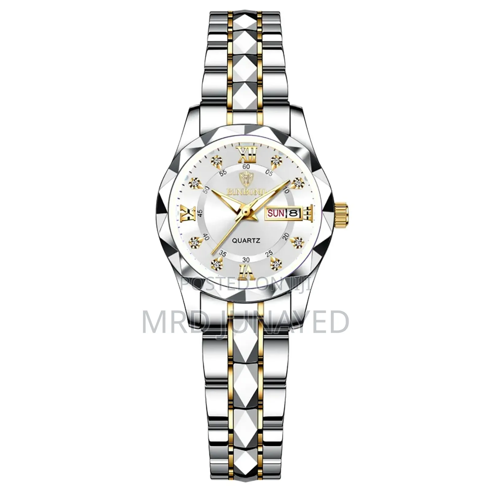 Binbond Top Brand Luxury Fa Sport Quartz Womens Wristwatch