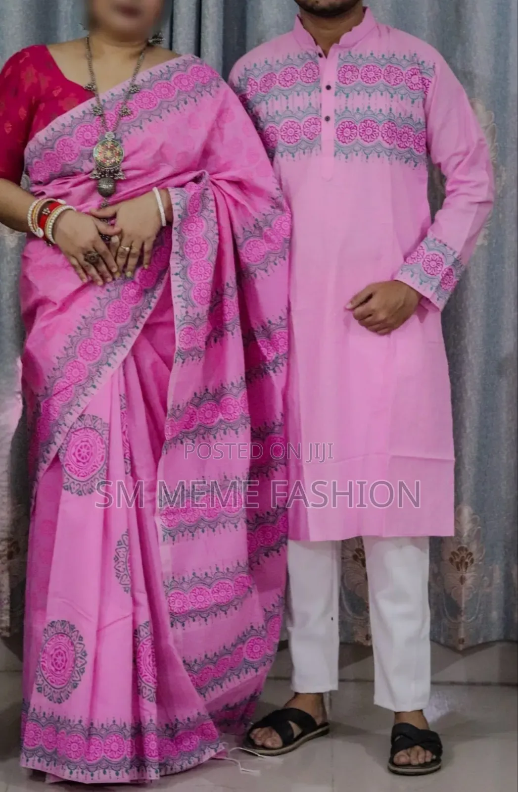 Saree Panjabi Couple Set